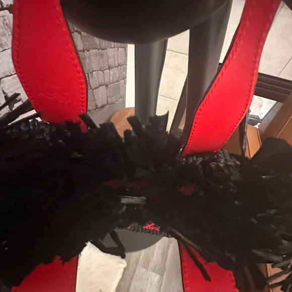 Christian Louboutin Hand Bag Black Raffia - Picture 12 of 13